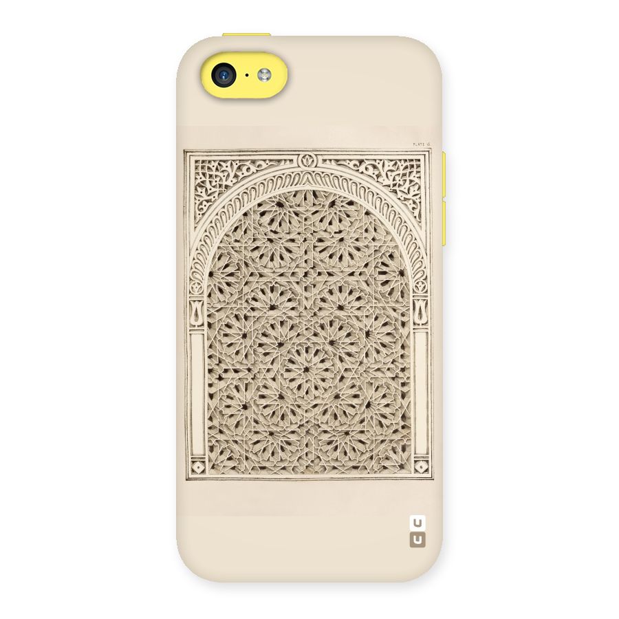 Window Ornaments Back Case for iPhone 5C