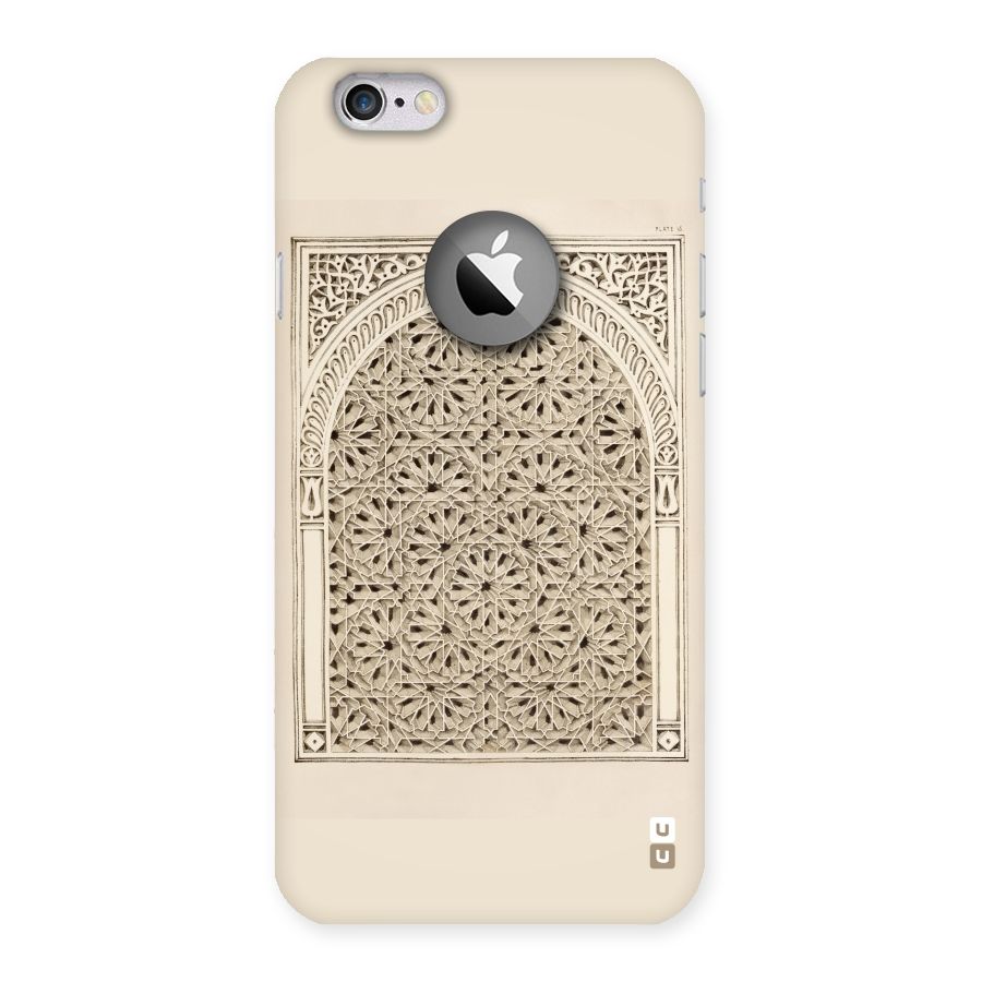 Window Ornaments Back Case for iPhone 6 Logo Cut