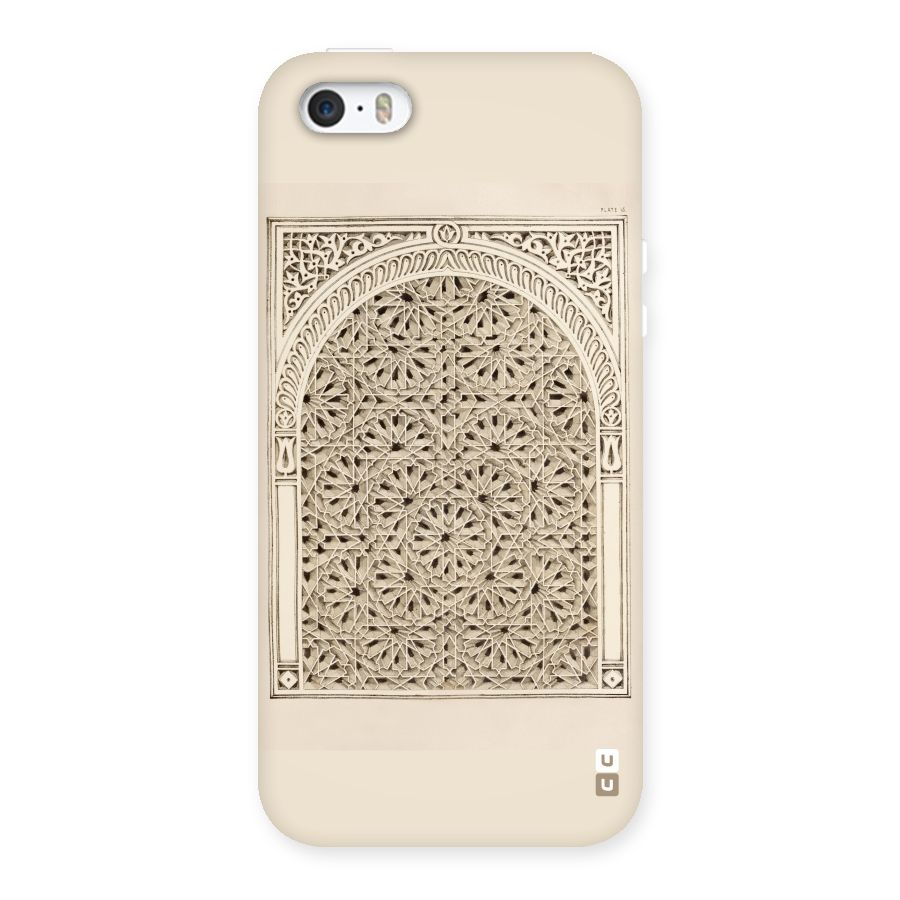 Window Ornaments Back Case for iPhone SE