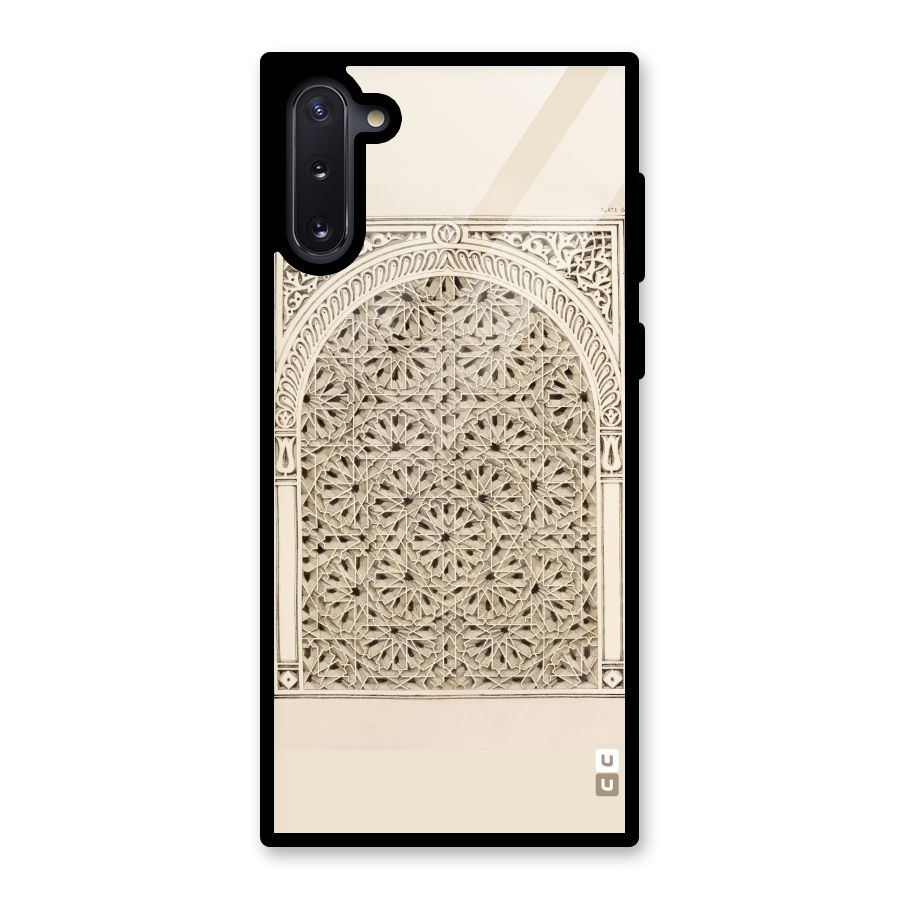 Window Ornaments Glass Back Case for Galaxy Note 10