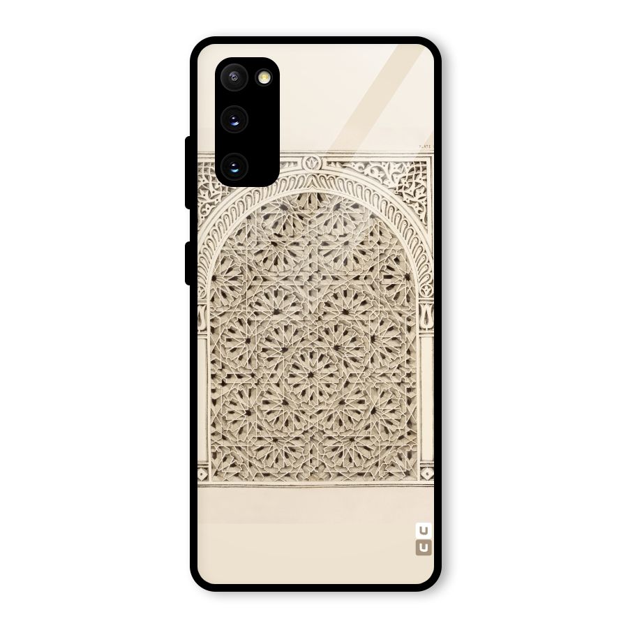 Window Ornaments Glass Back Case for Galaxy S20 FE 5G