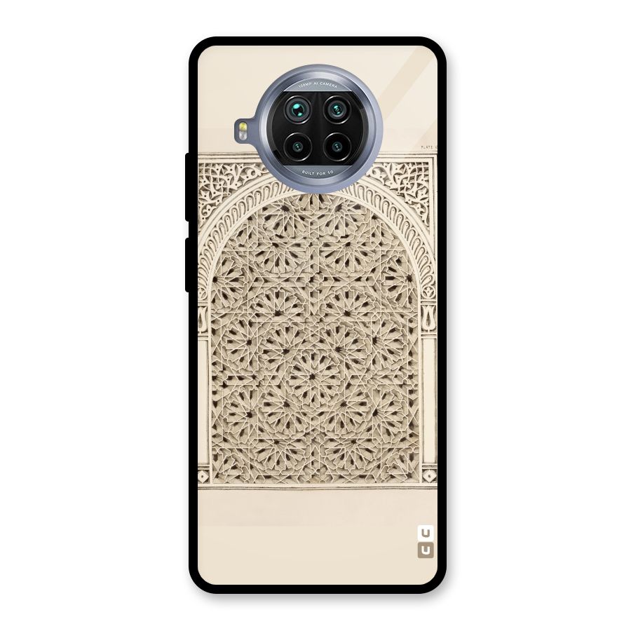 Window Ornaments Glass Back Case for Mi 10i