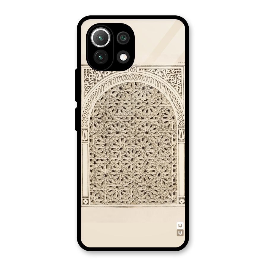 Window Ornaments Glass Back Case for Mi 11 Lite NE 5G