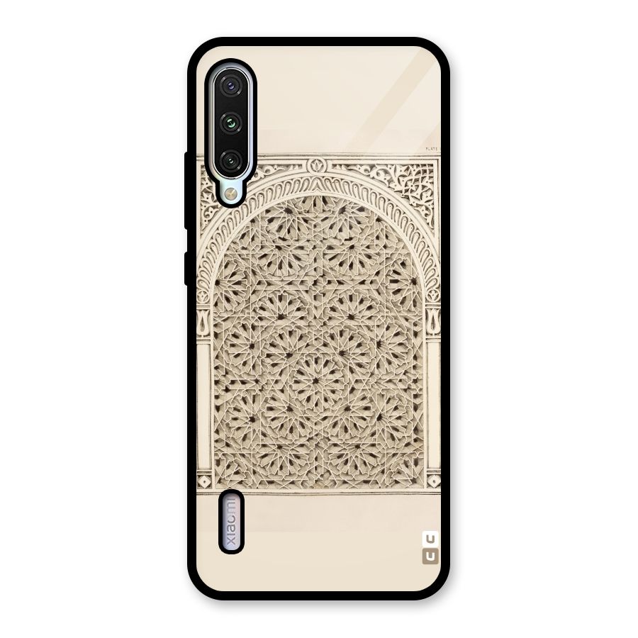 Window Ornaments Glass Back Case for Mi A3