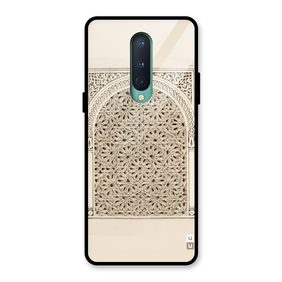 Window Ornaments Glass Back Case for OnePlus 8