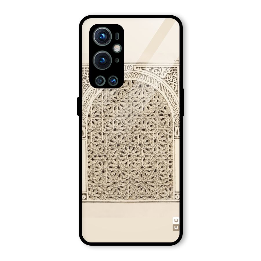 Window Ornaments Glass Back Case for OnePlus 9 Pro