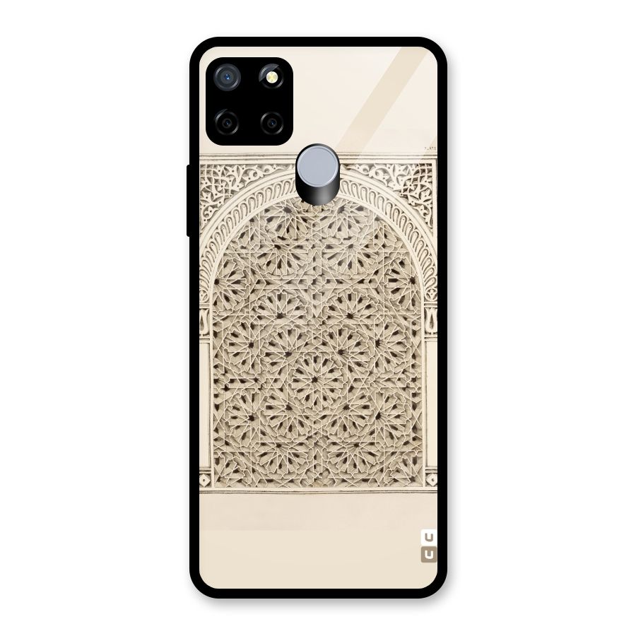Window Ornaments Glass Back Case for Realme C12