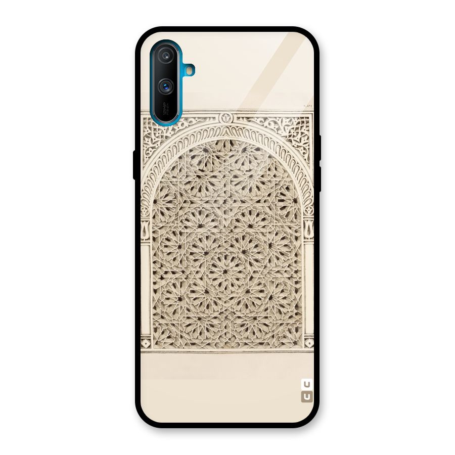 Window Ornaments Glass Back Case for Realme C3