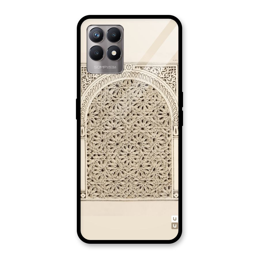 Window Ornaments Glass Back Case for Realme Narzo 50