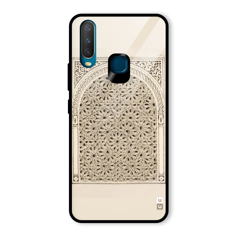 Window Ornaments Glass Back Case for Vivo U10