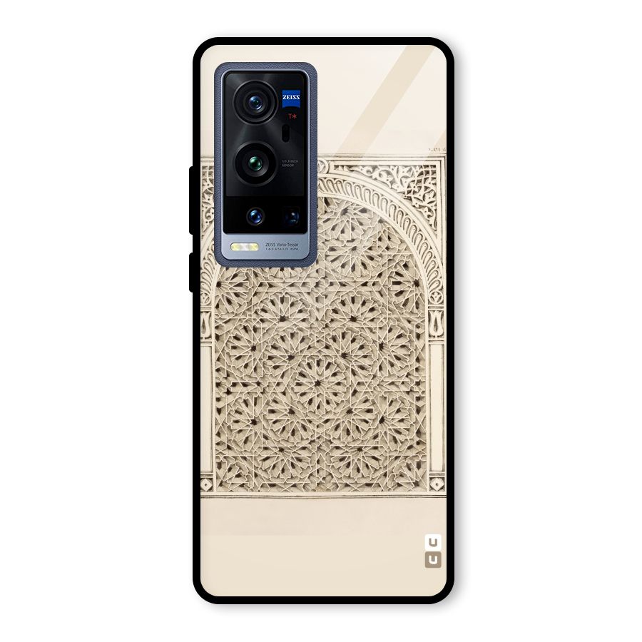 Window Ornaments Glass Back Case for Vivo X60 Pro Plus