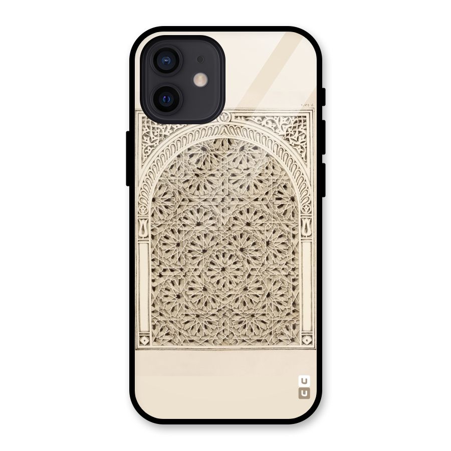 Window Ornaments Glass Back Case for iPhone 12