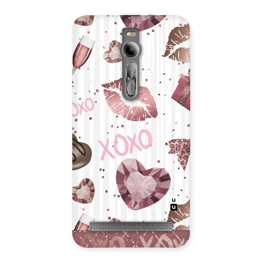 Wine Lip xoxo Back Case for Asus Zenfone 2
