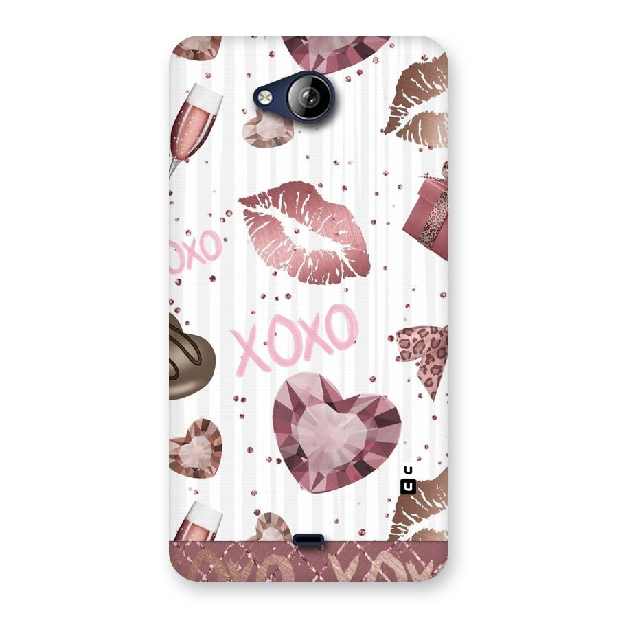 Wine Lip xoxo Back Case for Canvas Play Q355