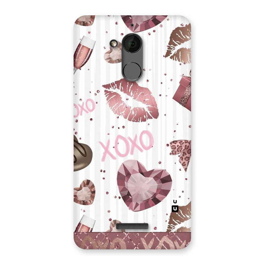 Wine Lip xoxo Back Case for Coolpad Note 5