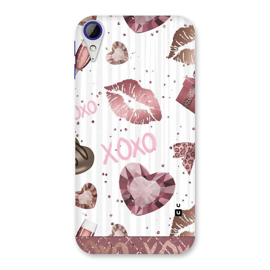 Wine Lip xoxo Back Case for Desire 830