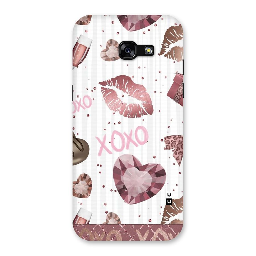 Wine Lip xoxo Back Case for Galaxy A5 2017