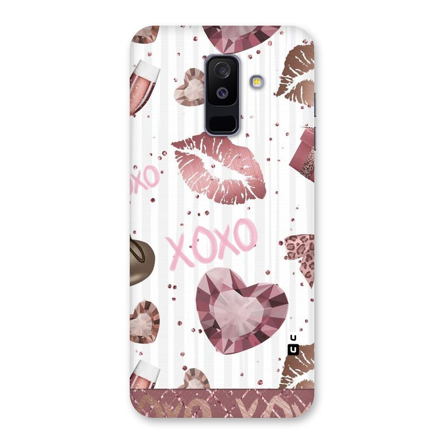 Wine Lip xoxo Back Case for Galaxy A6 Plus