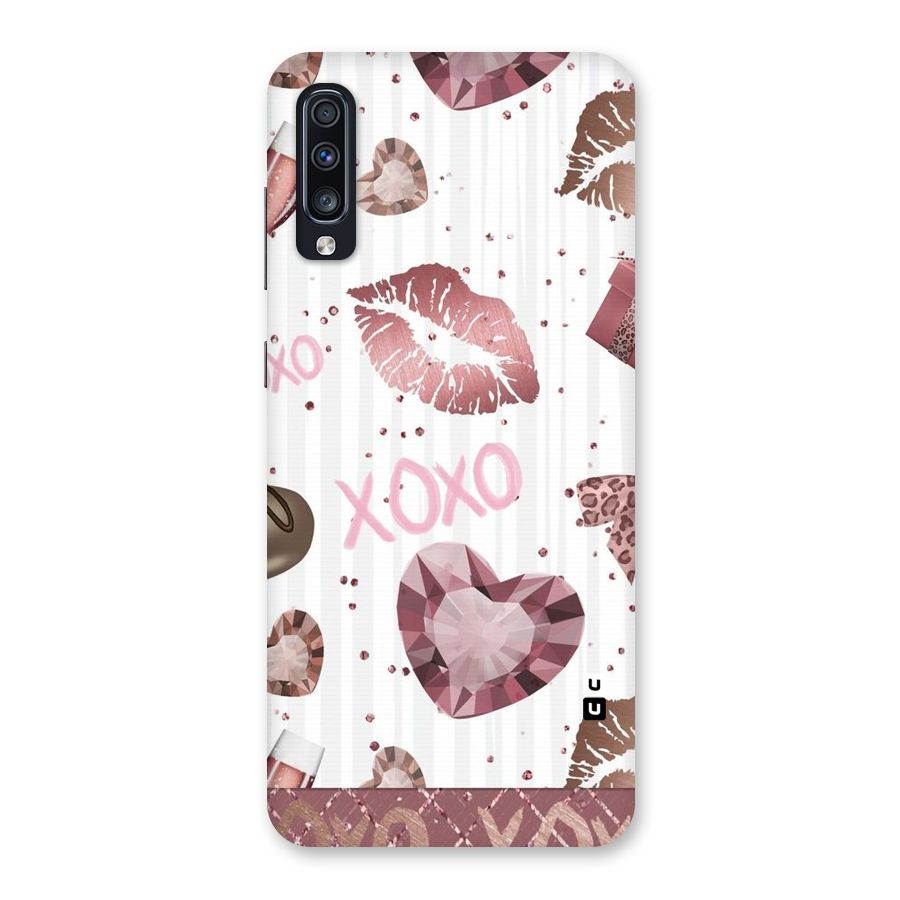 Wine Lip xoxo Back Case for Galaxy A70
