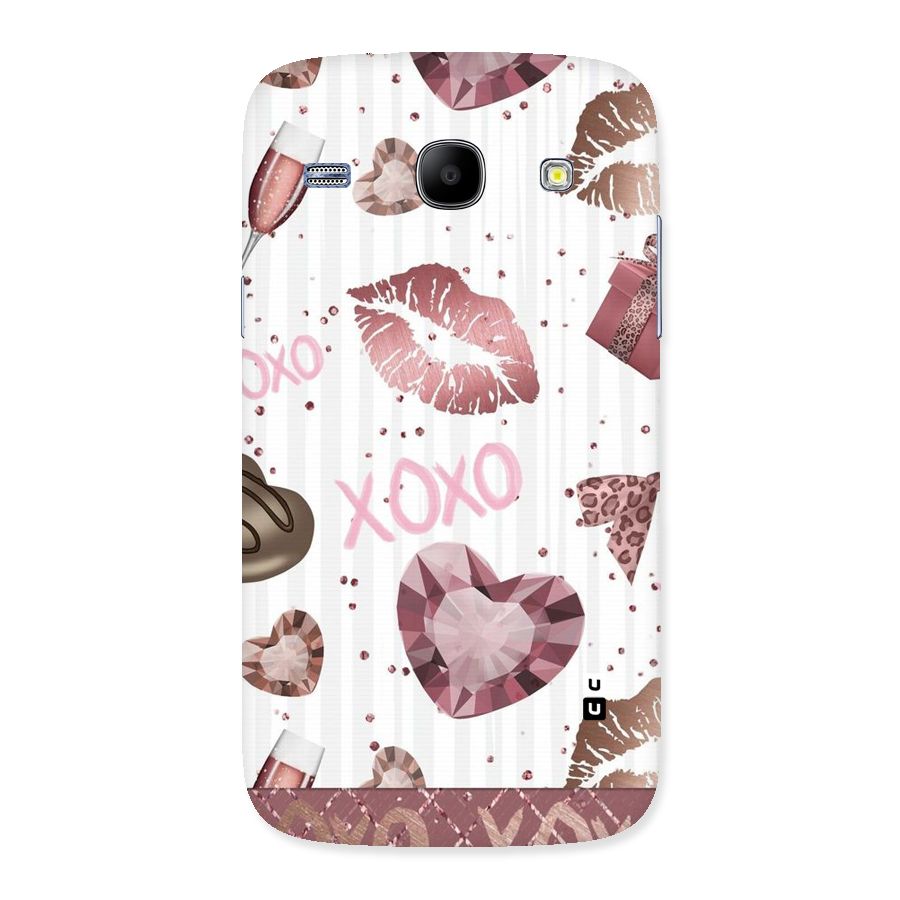 Wine Lip xoxo Back Case for Galaxy Core