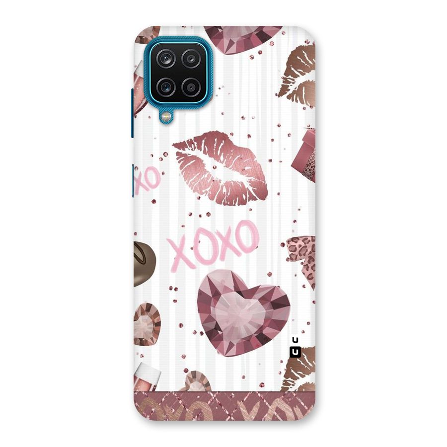 Wine Lip xoxo Back Case for Galaxy F12