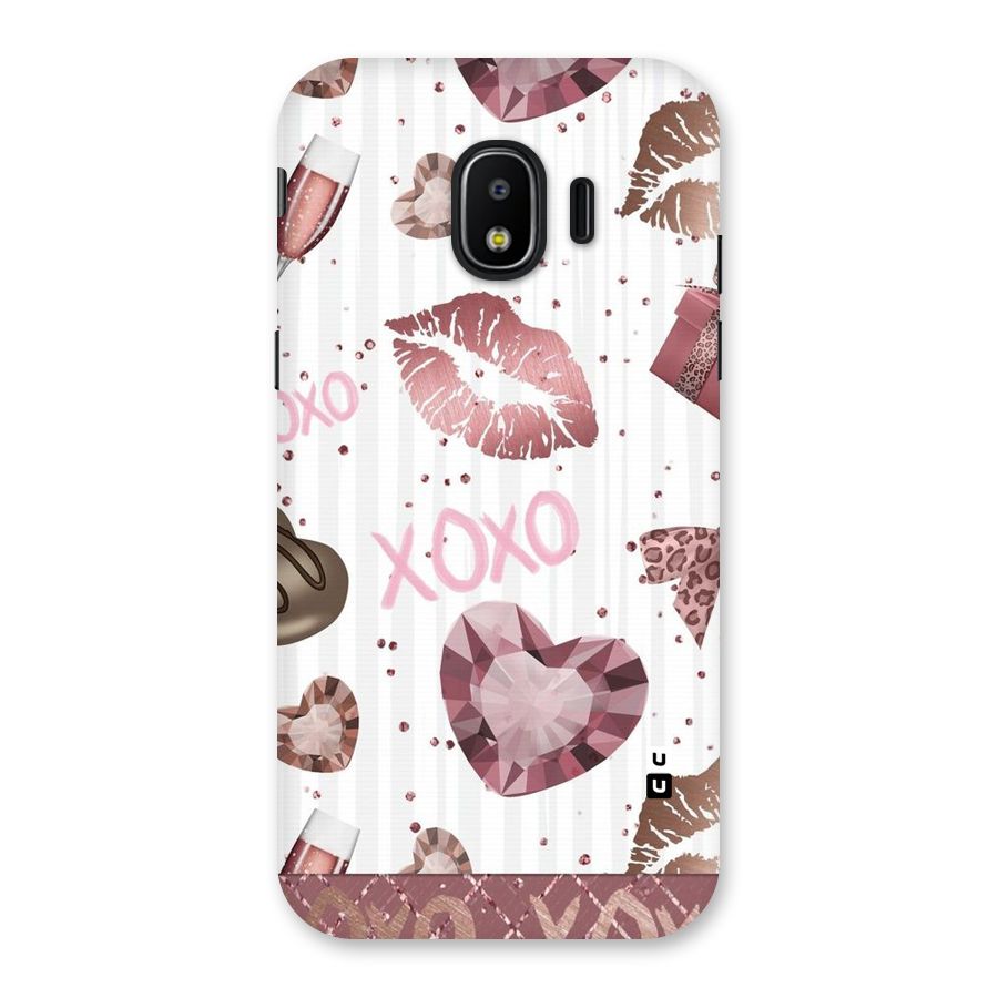 Wine Lip xoxo Back Case for Galaxy J2 Pro 2018