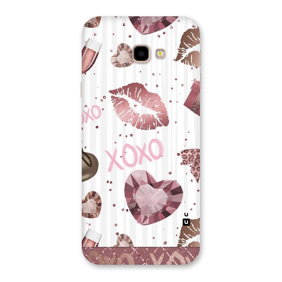 Wine Lip xoxo Back Case for Galaxy J4 Plus