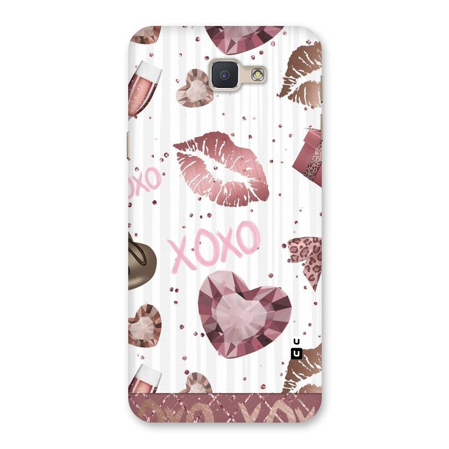 Wine Lip xoxo Back Case for Galaxy J5 Prime