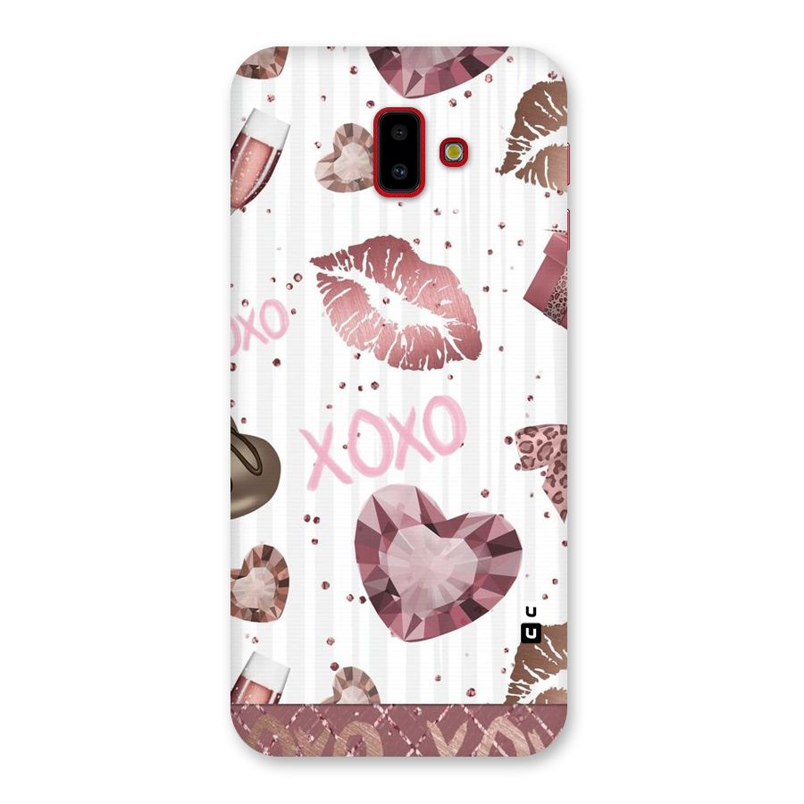 Wine Lip xoxo Back Case for Galaxy J6 Plus
