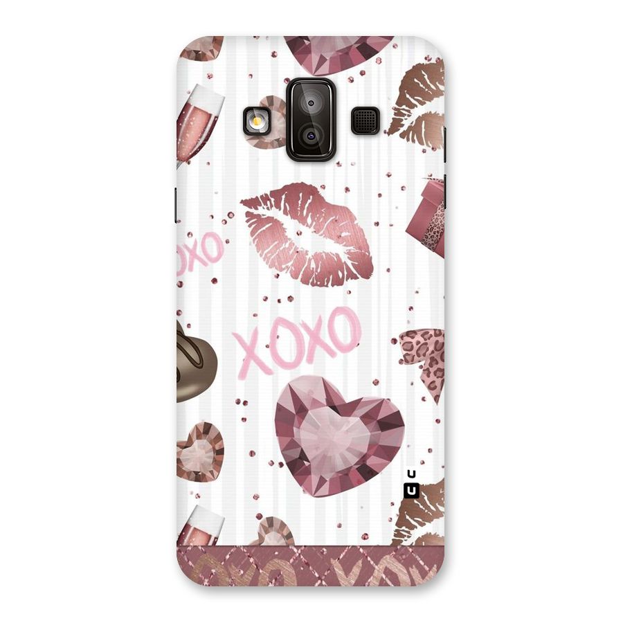 Wine Lip xoxo Back Case for Galaxy J7 Duo