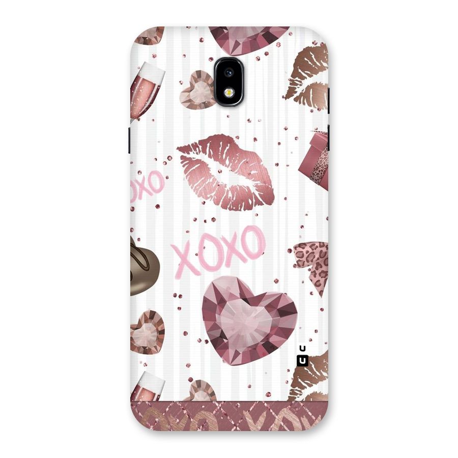 Wine Lip xoxo Back Case for Galaxy J7 Pro