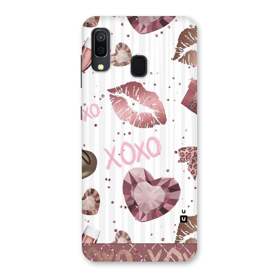 Wine Lip xoxo Back Case for Galaxy M10s