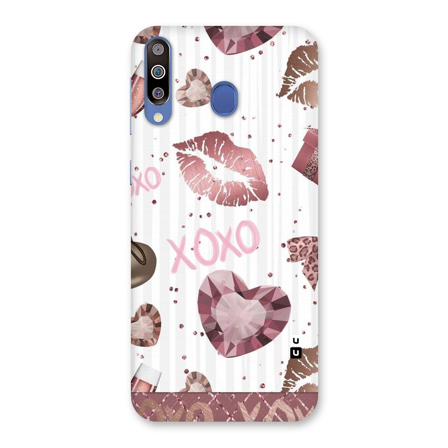 Wine Lip xoxo Back Case for Galaxy M30