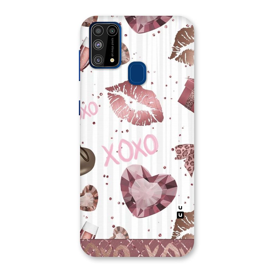 Wine Lip xoxo Back Case for Galaxy M31