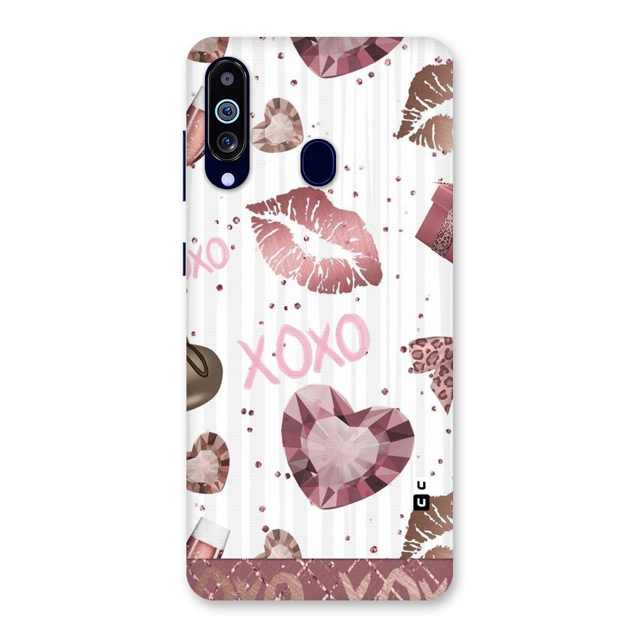 Wine Lip xoxo Back Case for Galaxy M40