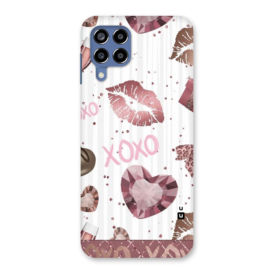 Wine Lip xoxo Back Case for Galaxy M53 5G