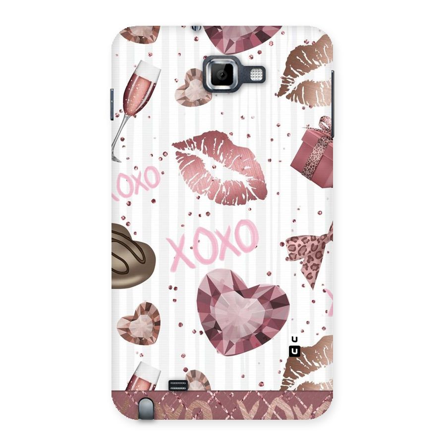 Wine Lip xoxo Back Case for Galaxy Note