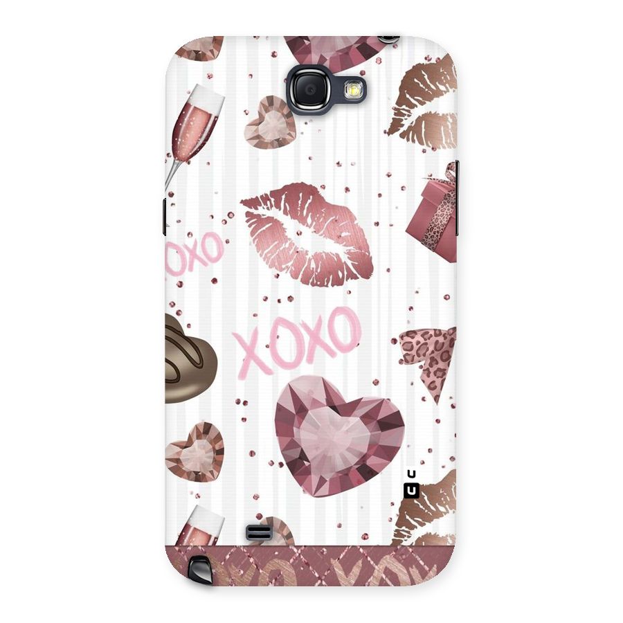 Wine Lip xoxo Back Case for Galaxy Note 2