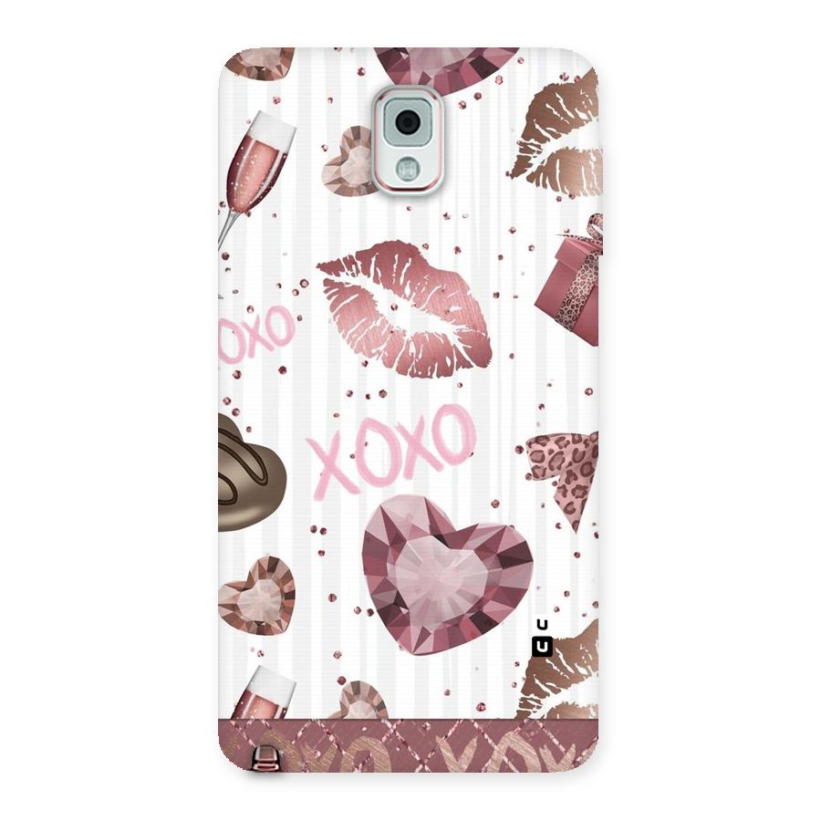 Wine Lip xoxo Back Case for Galaxy Note 3
