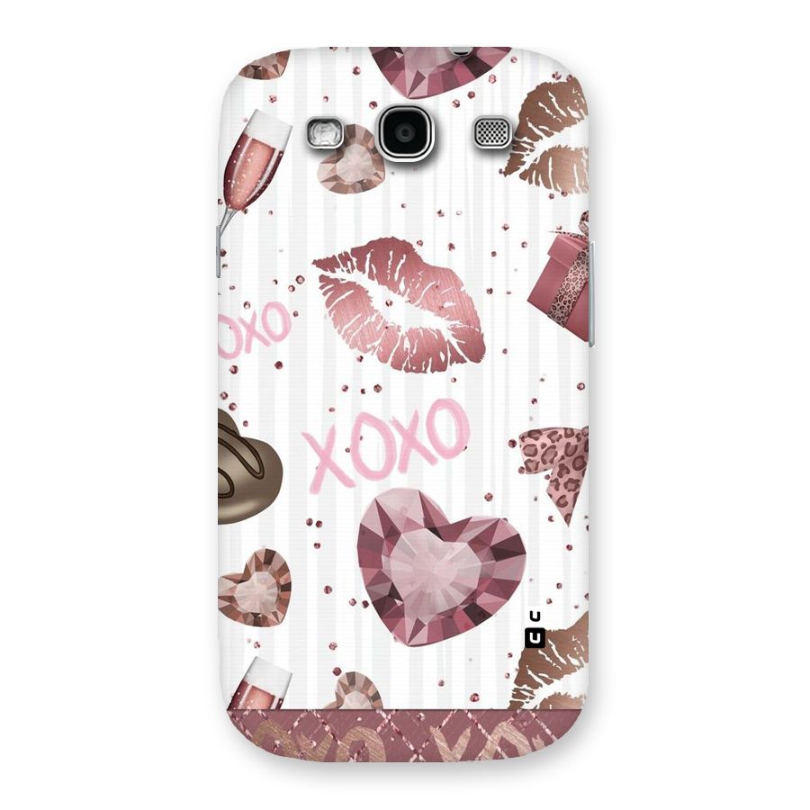 Wine Lip xoxo Back Case for Galaxy S3