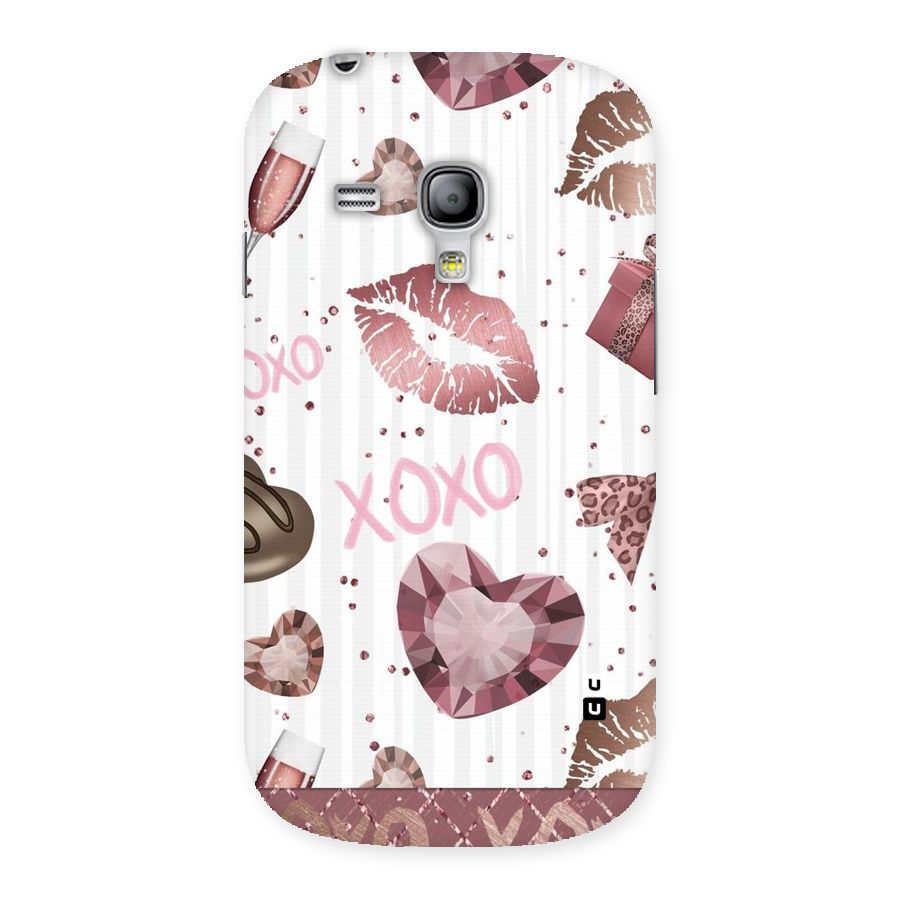 Wine Lip xoxo Back Case for Galaxy S3 Mini