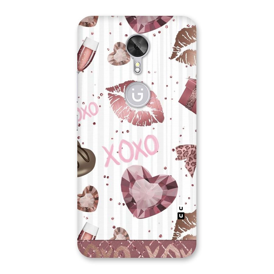 Wine Lip xoxo Back Case for Gionee A1
