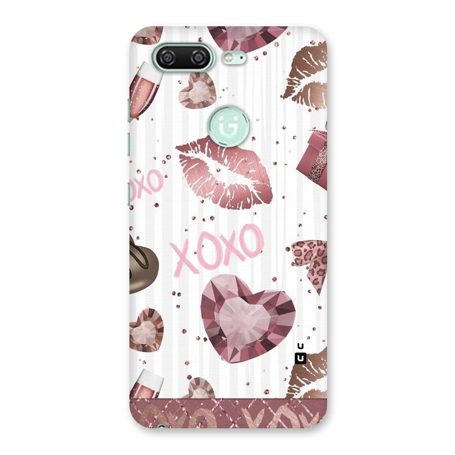 Wine Lip xoxo Back Case for Gionee S10