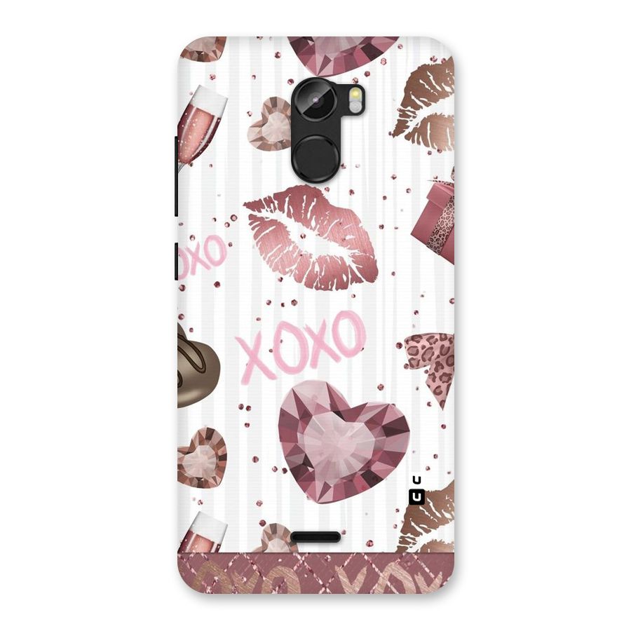 Wine Lip xoxo Back Case for Gionee X1