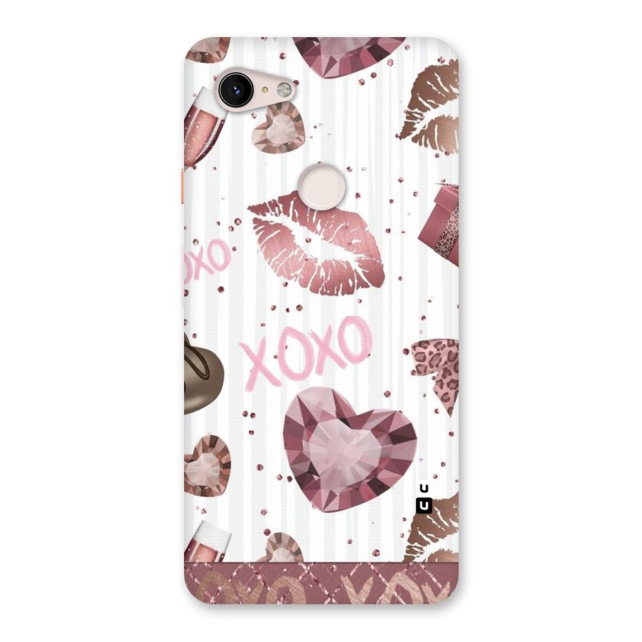 Wine Lip xoxo Back Case for Google Pixel 3 XL