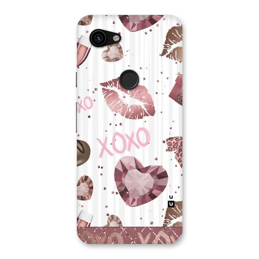 Wine Lip xoxo Back Case for Google Pixel 3a