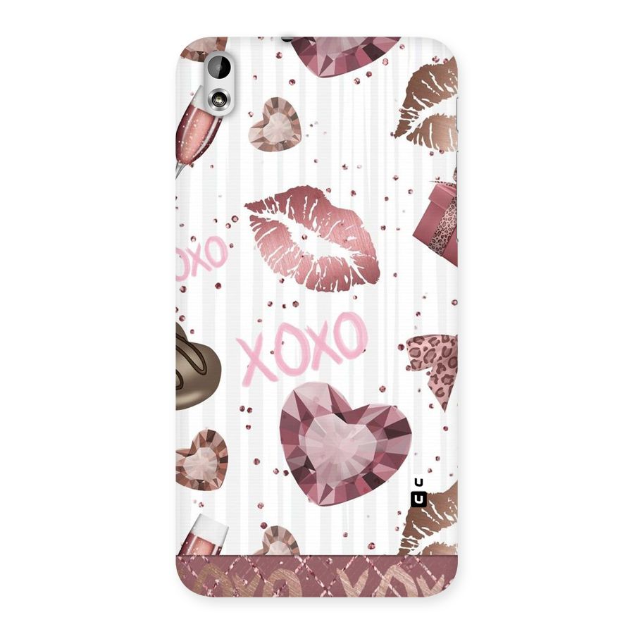 Wine Lip xoxo Back Case for HTC Desire 816g