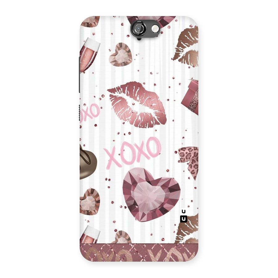 Wine Lip xoxo Back Case for HTC One A9