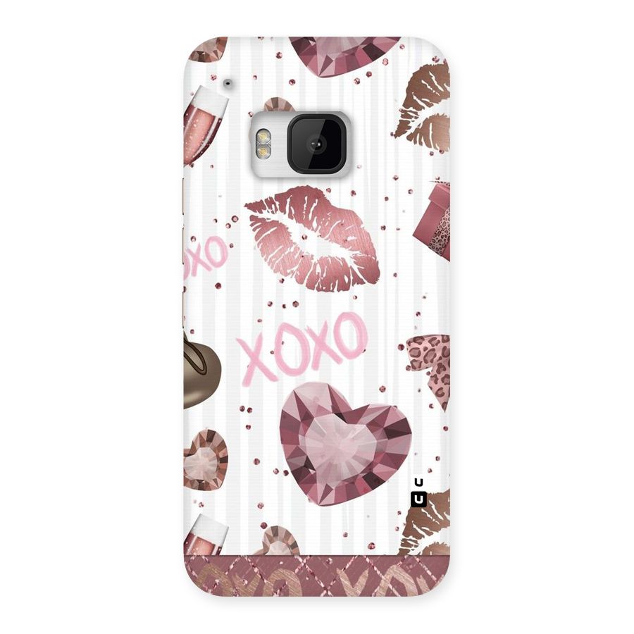 Wine Lip xoxo Back Case for HTC One M9