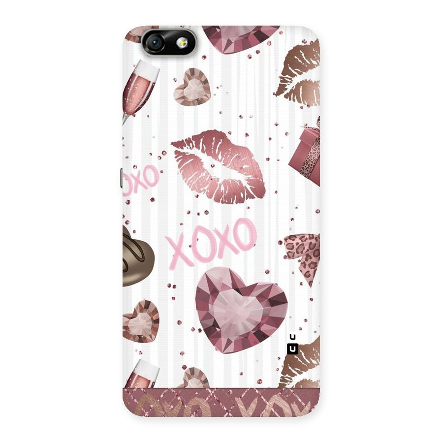 Wine Lip xoxo Back Case for Honor 4X